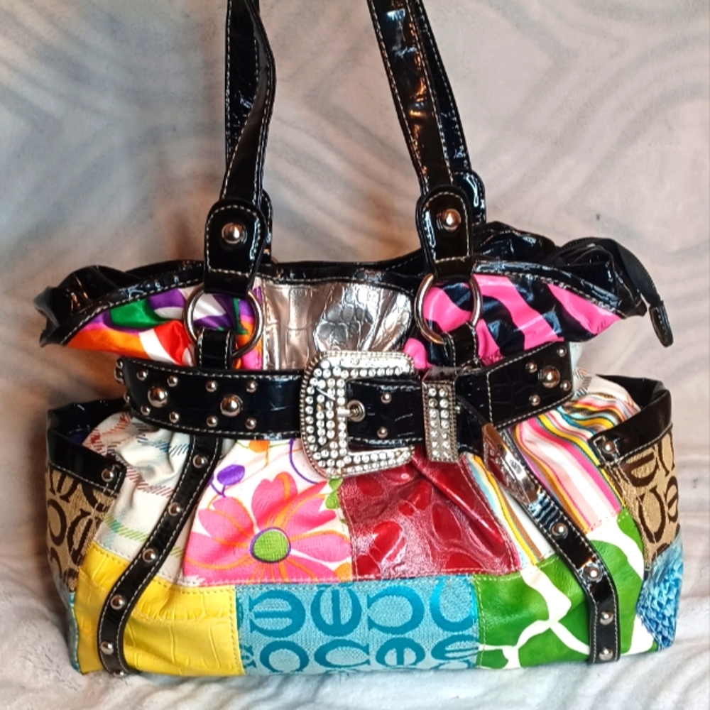 Beautiful Bundle Bag EUC 12x10x5